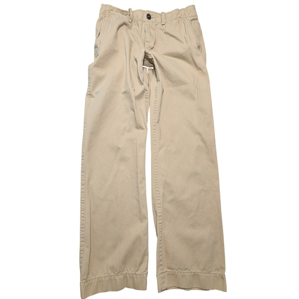 American Eagle Relaxed Khaki Pants Mens 31x32 Tan Cotton Twill Chinos 5580886431